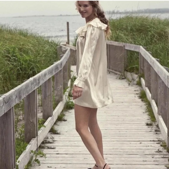 DÔEN Seanna dress, EUC, size small, mother of pearl - Picture 2 of 9